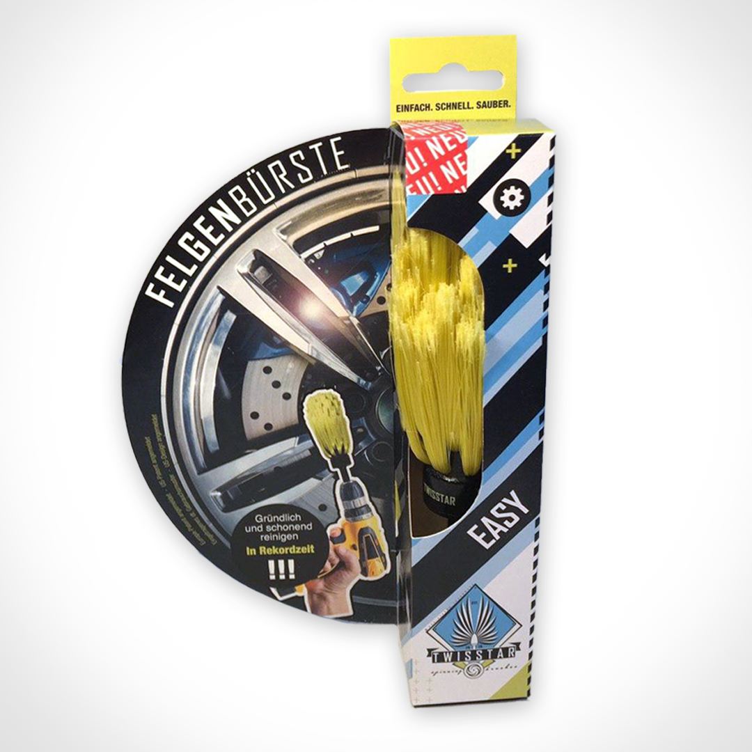 Easy Pack retail blister with emblem and tactile cutout.