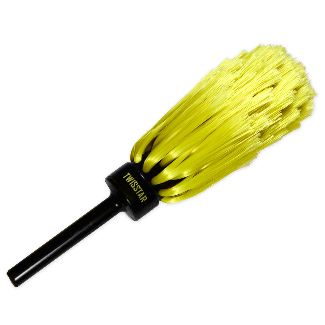 SB-010 Easy Brush — yellow soft rim brush with TWISSTAR handle, packshot