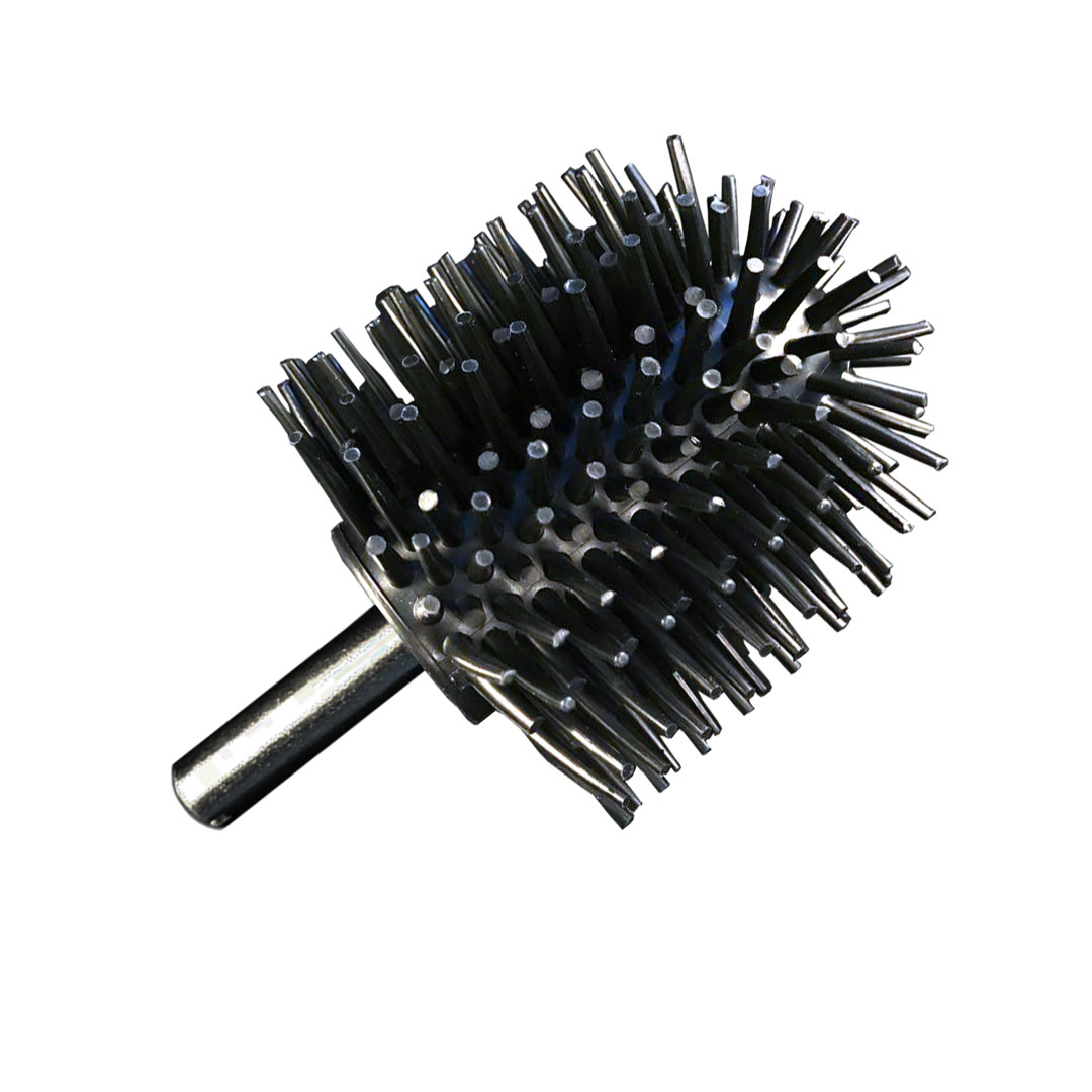 SB-005 Hair Removal Brush — black silicone spiked head, packshot