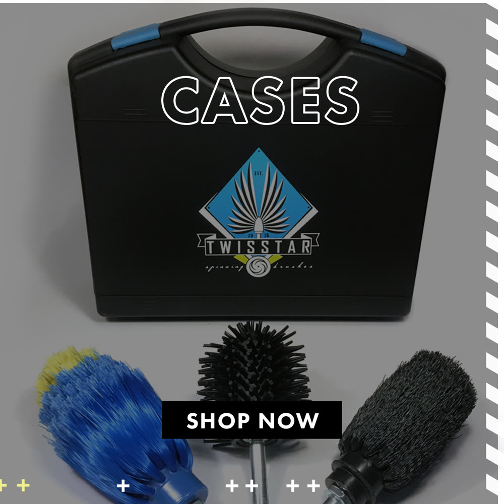 Storefront tile — TwistStar Pro Cases with the emblem, 'Shop Now' call-to-action.