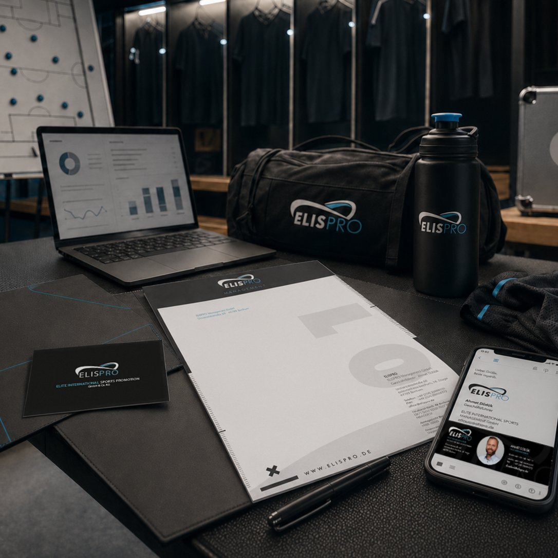 Stationary Arbeitsbeispiel fuer Elite International Sports Promotion GmbH